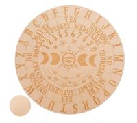 ERINGOGO Planche Divination Bois Décorative Accessoire Wicca Fournitures Divination et Méditation Panneau Créatif pour Espace de Rituel et Décoration Maison