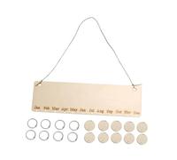 ERINGOGO Plaque Calendrier Anniversaire DIY Calendrier Suspendu Familial avec Rappel Naissances Décoration Murale Maison Anniversaires Familiaux Personnalisable