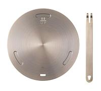 ERINGOGO Plaque De Guidage Thermique 20 Cm Acier Inoxydable Rose Doré Convertisseur De Chaleur Pour Cuisinière à Induction Et Gaz Diffuseur De Chaleur Multifonction Pour Cuisson
