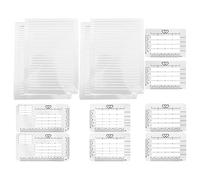 ERINGOGO Pochoirs De Calligraphie en Plastique 12 Pièces pour Lignes Droites Règles Rigides à Position Fixe pour Écriture Précise Création De Lettres Journaux Et Enveloppes