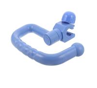ERINGOGO Poignée Pivotante pour Support de Perfusion Bleu en Plastique et Métal, Rotation à 360 Degrés, Surface Antidérapante Épaisse, Compatible Trou de 25mm/32mm pour Usage Hospitalier