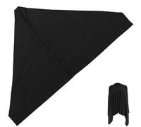 ERINGOGO Poncho D’Allaitement Noir Uni Châle D’Allaitement Multifonction Boutons Couverture Intime pour Mère et Bébé Tissu Sûr sans Odeur Accessoire Pratique pour Allaitement en