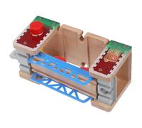 ERINGOGO Pont Bois pour Voie de Train Accessoire Éducatif pour Scène de Circuit de Train Bois pour Amélioration de Maquette