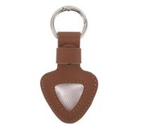 ERINGOGO Porte-clés médiators : Étui en Cuir pour médiators - Pochette de Rangement en PU Marron pour, Sac de Rangement sécurisé pour collectionneurs et guitaristes