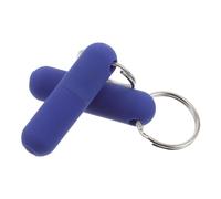 ERINGOGO Porte-clés Perforateur à Cigares Métallique Compact, Mini Outil à Cigares Bleu, Lot de 2, Perforatrice Portable pour Coupe Précise et Tirage Uniforme, Accessoire Fumeur