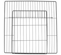 ERINGOGO Porte de Cage pour Chats Panneau de Barrière en Fer pour Cage Animaux Porte de Clôture vers l'intérieur pour Parc à Lapins, 35cm