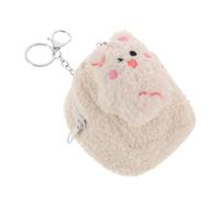 ERINGOGO Porte-Monnaie Peluche Cartoon avec Fermeture Éclair Petite Pochette à Changement Pratique Et Charmante pour Filles Et Femmes pour École Shopping Et Voyage