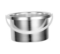 ERINGOGO Pot à Cire En Aluminium 500ml, Récipient Pour Chauffe-cire, Compatible Kit D'épilation Pour Femmes, Petit Format, Finition Métal, Usage Professionnel Et Domestique