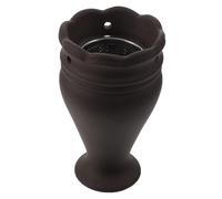 ERINGOGO pot de moxibustion chaleur brûleur masseur pot de massage moxa tasse de grattage de moxibustion corporelle outil de gravure de cône de moxa argile violette Noir