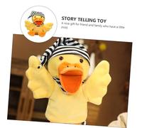 ERINGOGO Poupée Marionnette Canard Douce pour Garçon Fille Petite Accessoire de Conte pour Histoires du Soir Main Adorable Sécurisée Cadeau Interactif Garçon Fille