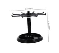ERINGOGO Présentoir Bijoux Rotatif Multi-fonction Solide pour Porte-clés Boucles Oreilles et Bracelets Organisateur de Bureau Élégant et Compact Support de Rangement