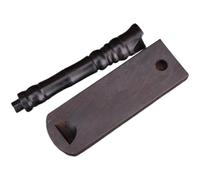 ERINGOGO Présentoir en Bois D’ébène pour Flûte et Porte-tubes D’parfum, Support de Table Compact en Bois Massif, Rangement Polyvalent pour Instruments à Vent et Parfum, Accessoire Bureau