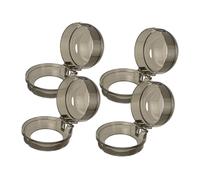 ERINGOGO Protège-boutons Animaux pour Garçon Protection et Filles Sécurité de Noir en Pc, Lot de 4 Pièces la Chaleur Manipulation Accidentelle Cuisinière Gaz