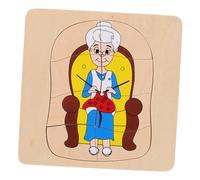 ERINGOGO Puzzle Bois Multicouche Corps Humain Éducatif Montessori pour Apprentissage Précoce des Garçon Fille Développement Coordination Compétences Observation