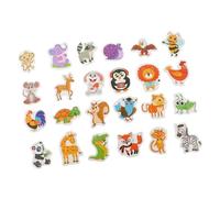 ERINGOGO Puzzle Éducatif Animaux pour Garçon Fille Ans Papier Développement Moteur Fin et Apprentissage Ludique