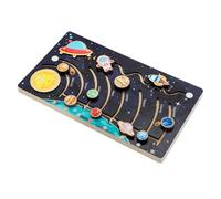 ERINGOGO Puzzle Éducatif en Bois du Système Solaire pour Garçon et Filles, 9 Planètes Colorées, D’éveil Scientifique Montessori, Développement Cognitif et Motricité Fine, Jeu Spatial