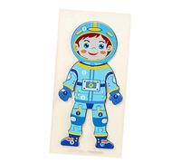 ERINGOGO Puzzle en Bois Corps Humain pour Garçon et Filles 3-5 Ans Jouets Éducatifs Puzzles pour Tout-Petits Activités Manuelles Apprentissage Cognitif 12 Pièces