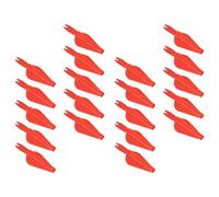 ERINGOGO Queues de D'entraînement 8 Mm en Plastique Rouge 20 Pièces pour Tir à l'arc, Accessoires Professionnels et Pratique Sportive Extérieure