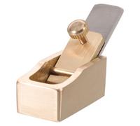 ERINGOGO Rabot à Main en Laiton Doré pour Luthier, Outil de Précision Miniature Portable pour Ajustements Touche Violon et Alto, pour Travail Artisanal du Bois