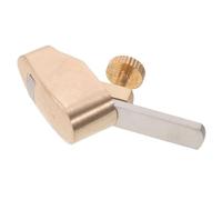ERINGOGO Rabot à Main Mini en Laiton 8 Mm pour Luthier, Outil Manuel de Travail du Bois, Rabot à Doigts Compact pour Fabrication et Réparation de Violons, Accessoire Précis pour Réglage