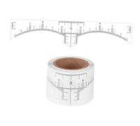 ERINGOGO Règles à Sourcils Jetables Transparentes 50 Pièces Cartographe de Sourcils pour Mesurer Outil de Positionnement Professionnel pour Maquillage Microblading Femmes Tatouage