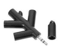 ERINGOGO Répartiteur D’écouteurs à 4 Voies, Adaptateur Audio 3,5mm Portable | Métal et Plastique, Design en Branche, pour Conversation Vocale, Voyage, Montage Voiture