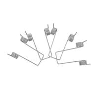 ERINGOGO Ressort de Torsion Métallique 1.0x8x4 Mm pour Couvercle de Poubelle, Lot de 4 Pièces, Ressorts de Remplacement Universels pour Couvercles de Poubelle, Silencieux et