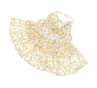 ERINGOGO Robe De Lapin Décorative Laisse Pratique en Tissu Imprimé Floral Jaune, Taille S, pour Petits Animaux De Compagnie Compagnons Élégants