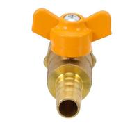 ERINGOGO Robinet à Bille en Laiton 1/2 Pouce Filetage Mâle, Vanne à Gaz à Bille Épaisse, Vanne D'arrêt pour Brûleur et Réchaud de Camping, Étanche et Résistante la Corrosion, Usage Gaz