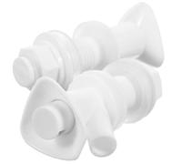 ERINGOGO Robinet de carafe à boisson en plastique blanc 2pcs pour distributeur d'eau de cuisine compatible avec refroidisseur gallon