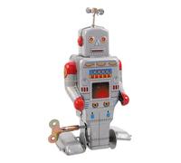 ERINGOGO Robot mécanique en Fer-Blanc : Figurine dansante à Remontoir - Objet de Collection rétro en métal - Décoration d'étagère pour Cadeaux d'invités, Chambres à thème Steampunk,