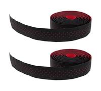 ERINGOGO Ruban de Guidon Antidérapant Rouge pour Vélo de Route Bande Élastique Respirante et Confortable Absorption des Chocs pour Cyclisme Kit 1 Jeu Adapté aux Sorties sur Route