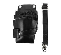 ERINGOGO Sacoche de Coiffure Multifonction PU Résistant Pochette de Rangement pour Outils de Coiffure avec Bandoulière Trousse Compacte pour Stylistes Professionnels