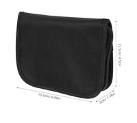 ERINGOGO Sacoche Diabétique Noire Compressible Organisateur Et Léger Pour Lecteur Glycémie Et Accessoires Pochette Polyvalente Pour Maison Et Voyage