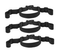 ERINGOGO Sangles de Sécurité pour Chaise Haute et Poussette Bébé, 3 Pièces, Longueur Réglable, Polyester Résistant, pour Restaurant et Déplacements