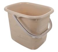 ERINGOGO Seau en Plastique Rectangulaire 11L avec Poignée Portable Seau Multifonction pour Nettoyage Serpillière et Trempage Couleur Kaki Usage Domestique et Lavage des Pieds