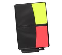 ERINGOGO Set Arbitre Football avec Cartons Rouge et Jaune Durables Carnet de Notes PU pour Enregistrement Outils Officiels pour Gestion Match et Substitutions
