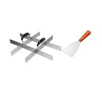 ERINGOGO Set Cake Divider Portions With Stainless Steel Spade Spatula Precise Pizza Brownie Tiramisu Portion Marker For Kitchen And Bakery Use