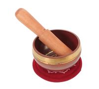 ERINGOGO Set de Bols Chantants Népalais avec Maillet et Coussin Bol Tibétain pour Relaxation et Yoga Accessoire Bouddhiste Portable et Calmant