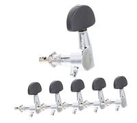 ERINGOGO Set de Chevilles Daccordage pour et Basse Boutons Métalliques Noirs Précision Stable et Installation Facile Accessoires pour Remplacement