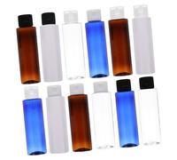 ERINGOGO Set de Flacons de Voyage Pet à Clapet Plat Distributeurs Réutilisables pour Lotion et Crème Bouteilles Vides Pratiques pour Cosmétiques Kit Transport Facile et Écologique