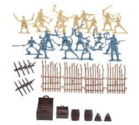 ERINGOGO Set de Jouets Pirate Soldats Miniatures pour Garçon Fille Accessoires Stables pour Jeu de Rôle et Déguisement Créativité et Imagination