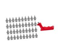 ERINGOGO Set de Pointes Acier pour Chaussures de Courtes avec Clé Extraction Crampons Antidérapants pour Sprint et Entraînement Athlétisme