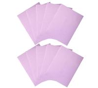 ERINGOGO Set De Table En Papier Jetable Violet 125 Feuilles Essuie-tout Imperméable Protection Bureau Absorbant Résidus Manucure Nail Art Salon Professionnel Débutants