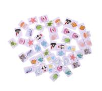 ERINGOGO Set Mahjong pour Joueurs Jeu de Blocs Évasion Côtière avec Motifs Animaux Marins Accessoire pour Adultes Fête Noël et Réunion Familiale