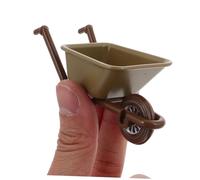ERINGOGO Set Outils Miniatures de Ferme avec Chariot Foin Accessoires Décoratifs pour Jardin Jouets pour Garçon Fille et Modèles de Micro Paysage