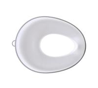 ERINGOGO Siège de Toilette pour Tout-Petits Anneau d'Apprentissage Propreté Blanc Siège Ergonomique Amovible pour Garçon et Filles Protection Antidérapante pour Salle de Bain