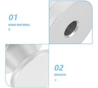 ERINGOGO Stabilisateur Platine Vinyle Aluminium Pince de Poids Anti-vibration pour Disques Vinyle Adaptateur Central pour Tourne-disque Hifi Amélioration Stabilité et Qualité Sonore