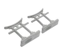 ERINGOGO Statue de Style Zen Torii pour Aquarium 2 Pièces, Décoration Réaliste et Créative en Pierre pour Décor de Réservoir à Poissons