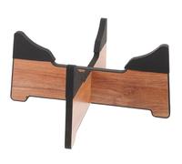 ERINGOGO Support de Tambour à Languette en Acier pour Instrument de Musique, Rack de Présentation Portable en Bois Naturel, Support Stable et Léger pour Handpan et Tongue Drum, Usage